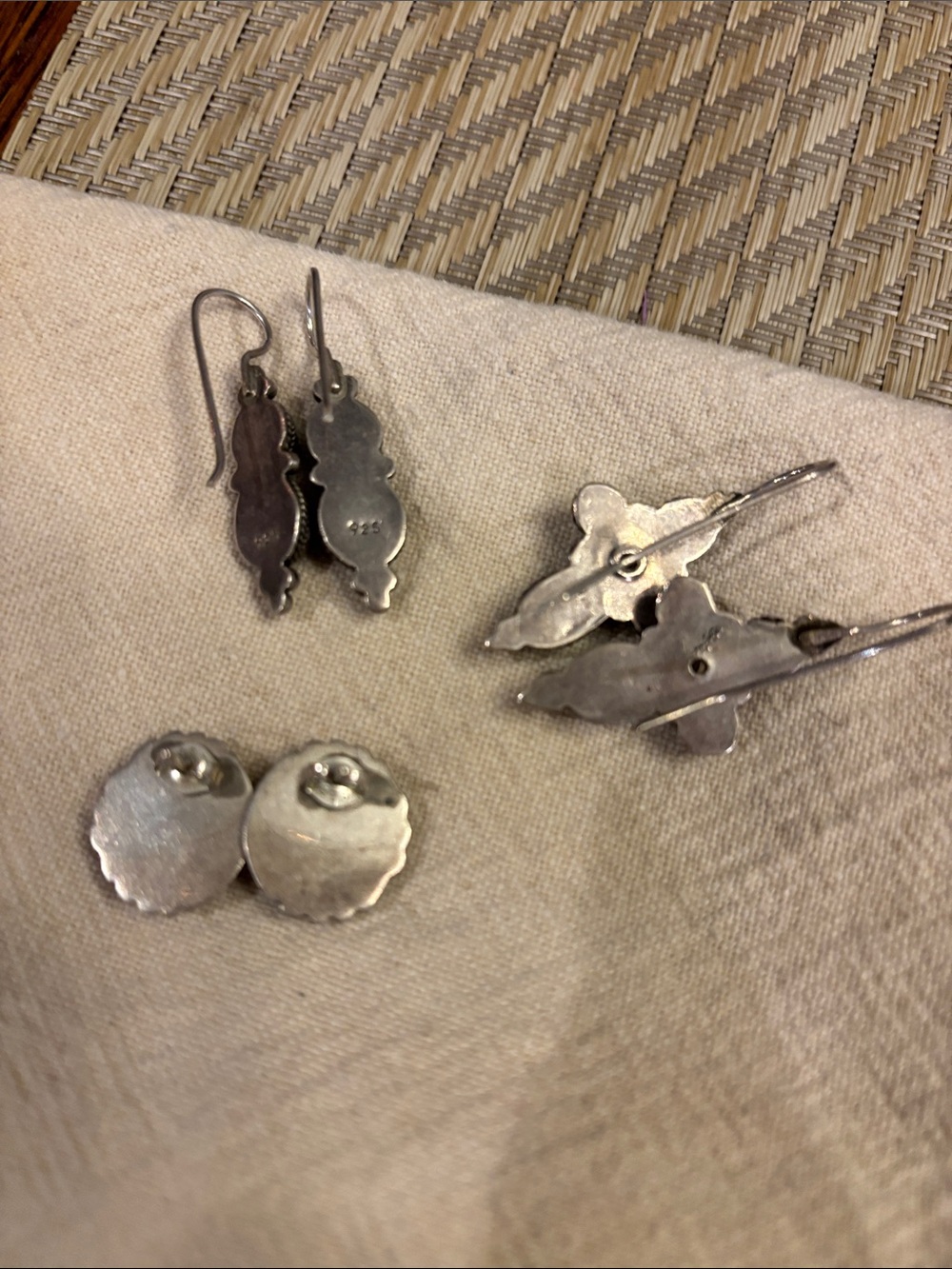 Sterling Silver Earrings set - Women Jewelry - Picture 2 of 5